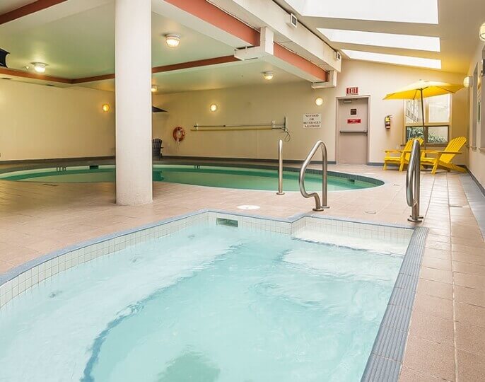 Indoor Pool And Hot Tub