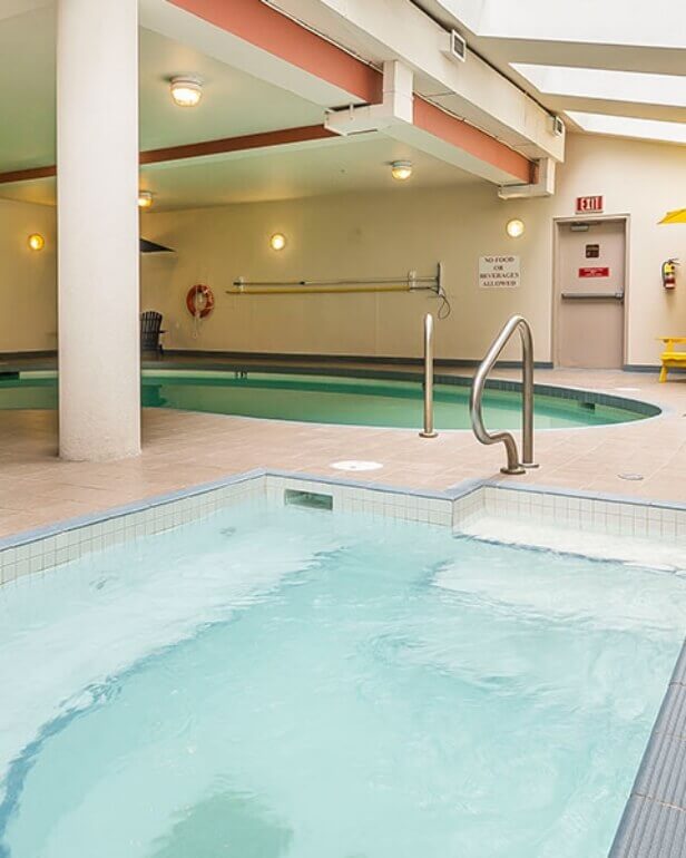 Indoor Pool And Hot Tub